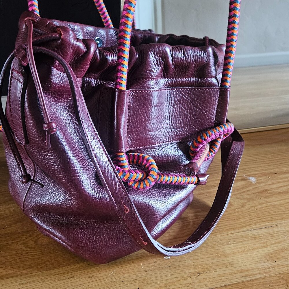Mecha Mendez bag large burgundy